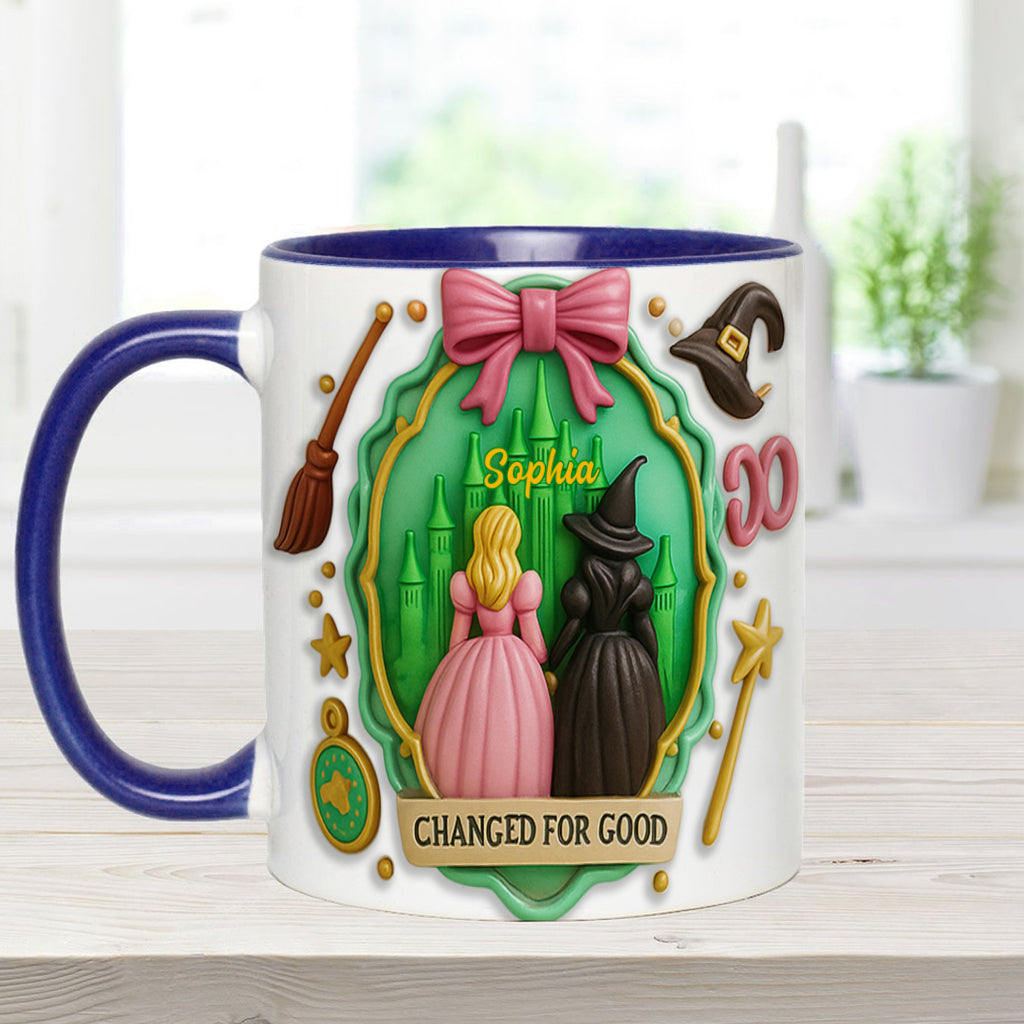 Witch Movie - Personalized Green and Pink Accent Mug