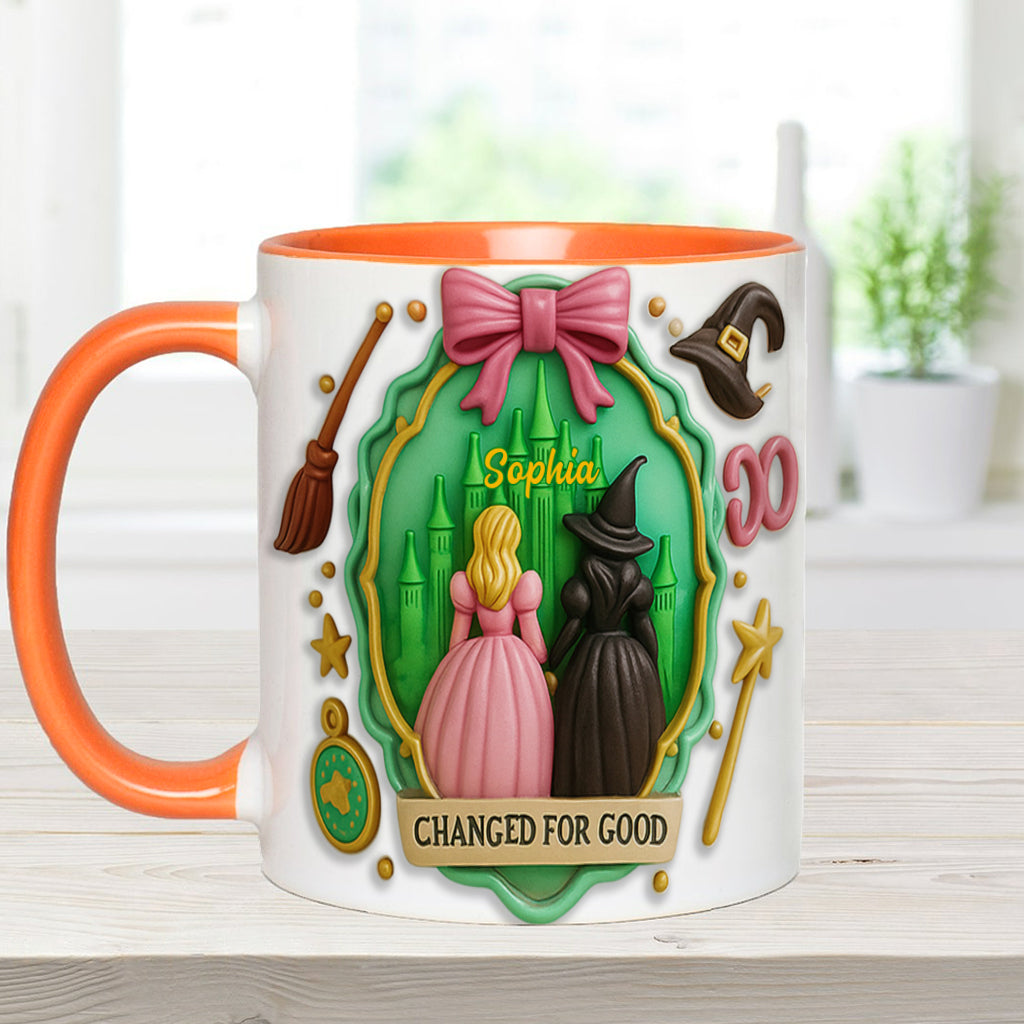 Witch Movie - Personalized Green and Pink Accent Mug