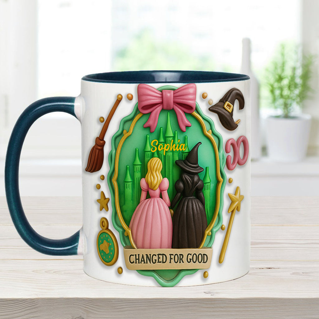 Witch Movie - Personalized Green and Pink Accent Mug