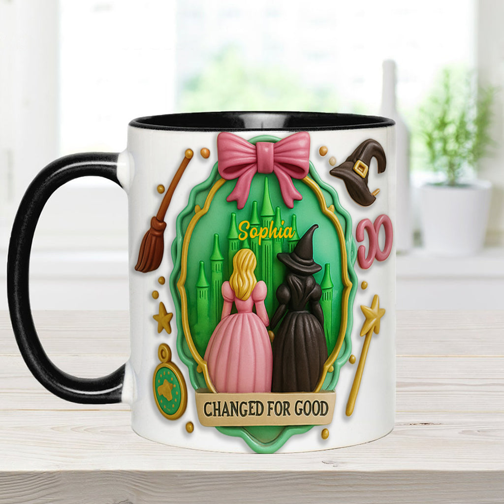 Witch Movie - Personalized Green and Pink Accent Mug