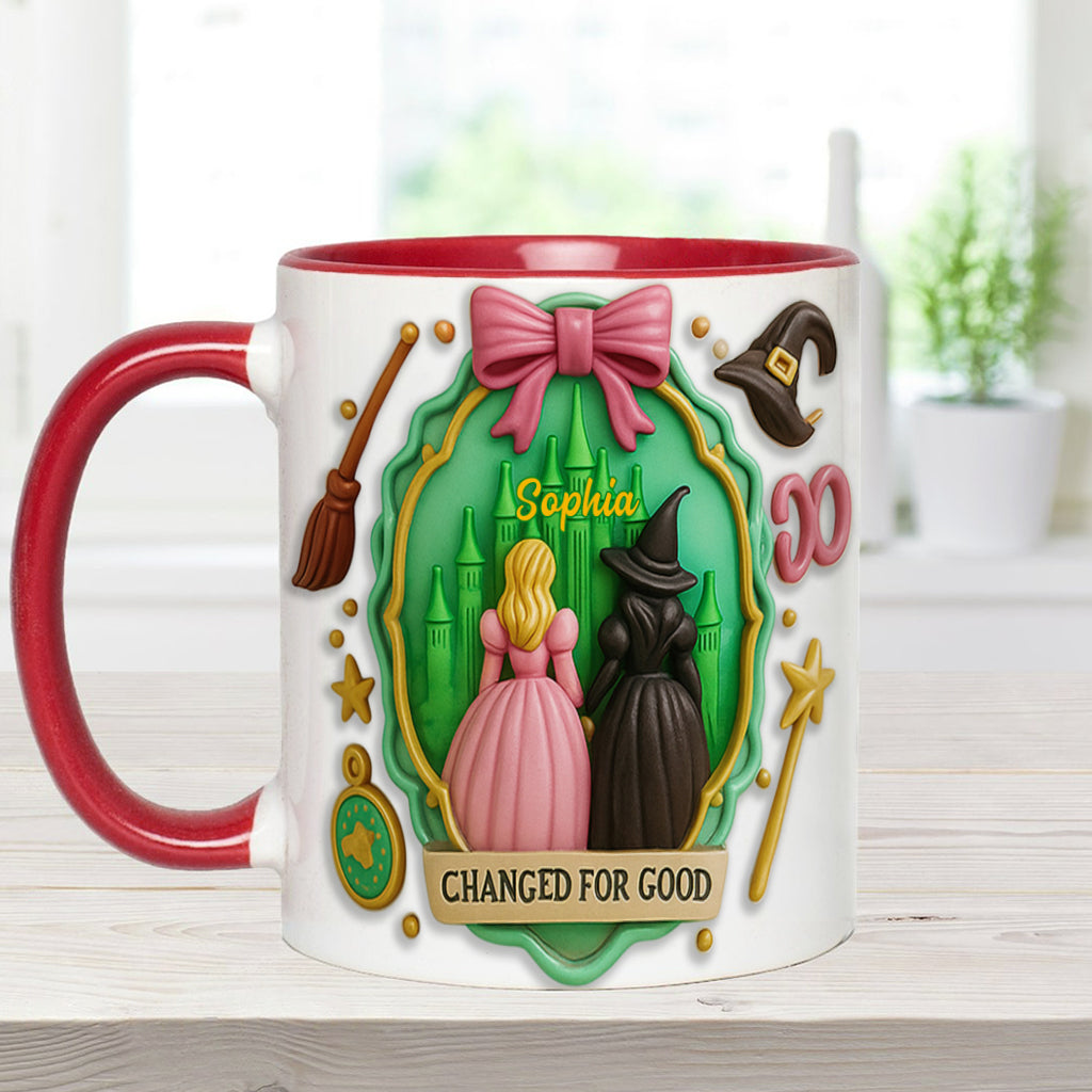 Witch Movie - Personalized Green and Pink Accent Mug