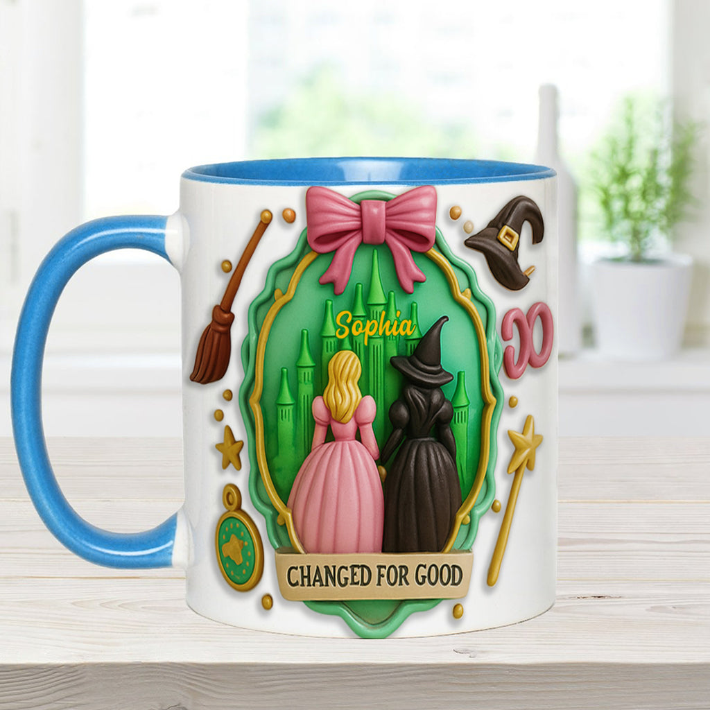 Witch Movie - Personalized Green and Pink Accent Mug
