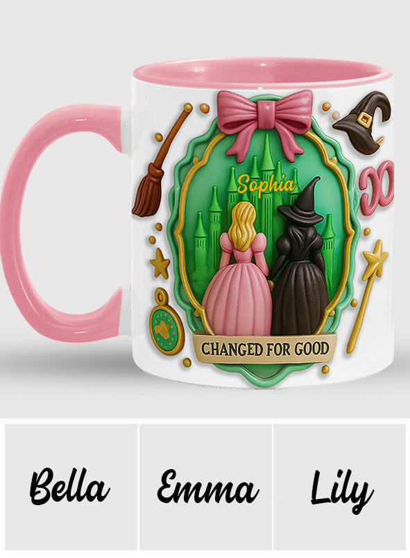 Witch Movie - Personalized Green and Pink Accent Mug