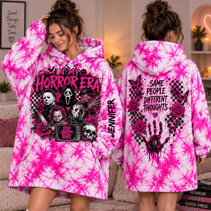 In My Horror Movie - Personalized Horror Character Blanket Hoodie