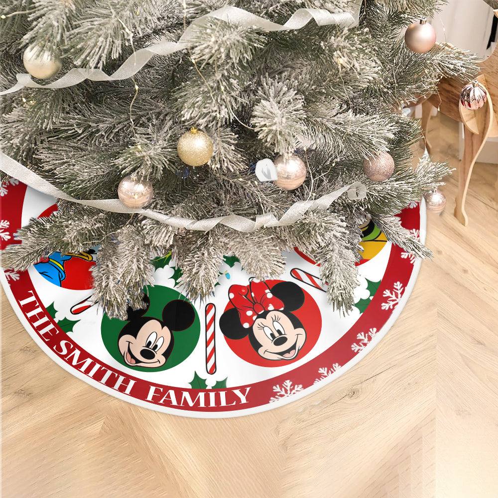 Family Crew - Personalized Mouse Tree Skirt