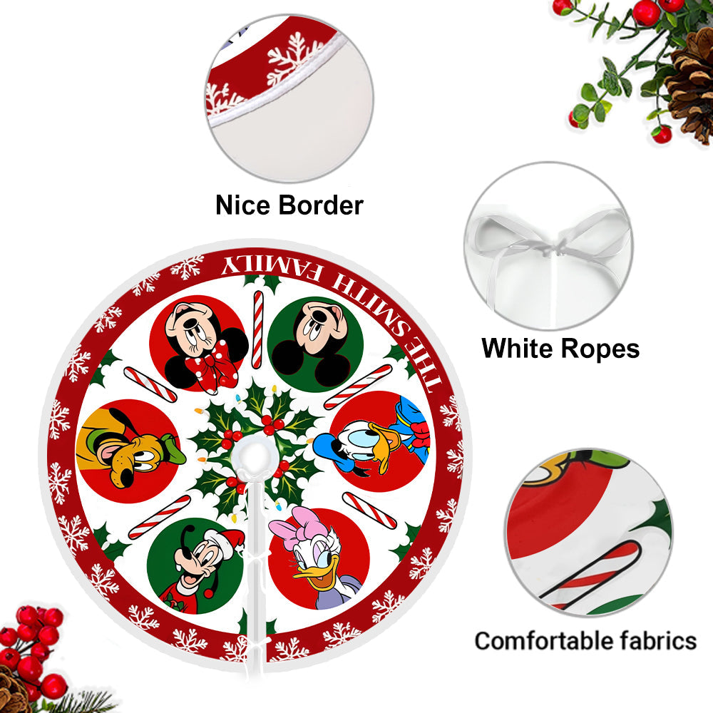 Family Crew - Personalized Mouse Tree Skirt