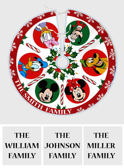 Family Crew - Personalized Mouse Tree Skirt