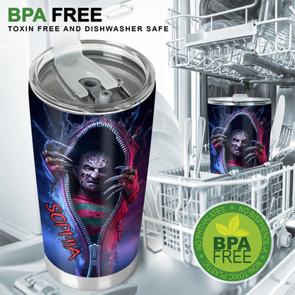 Scary Halloween - Personalized Horror Character Tumbler