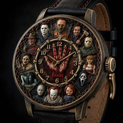 Scary Time - Personalized Horror Character Hand Watch