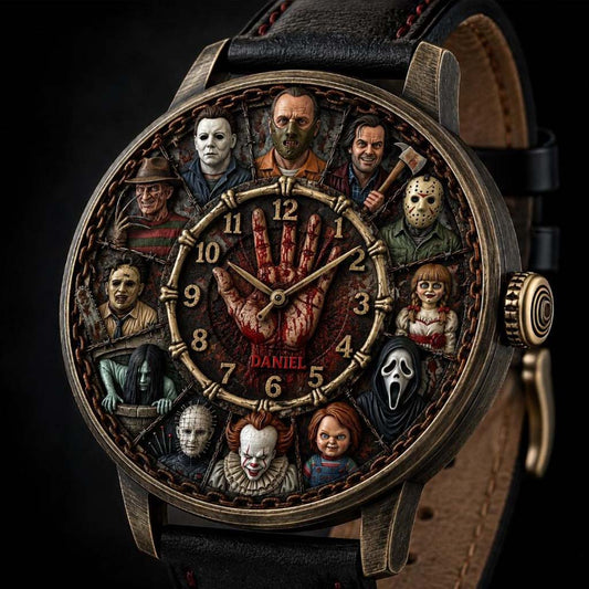Scary Time - Personalized Horror Character Hand Watch