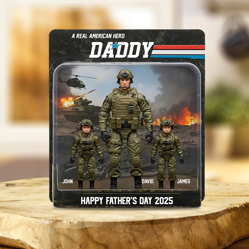 Dad’s Victory Blaster - Personalized Father Custom Shaped Acrylic Plaque