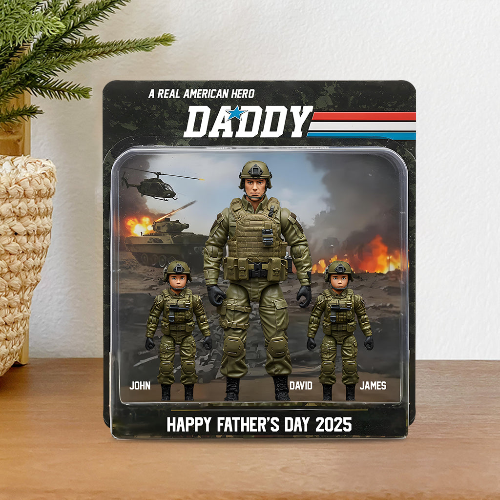 Dad’s Victory Blaster - Personalized Father Custom Shaped Acrylic Plaque