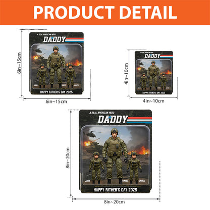 Dad’s Victory Blaster - Personalized Father Custom Shaped Acrylic Plaque