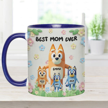 Best Mom Ever - Personalized Mother Accent Mug