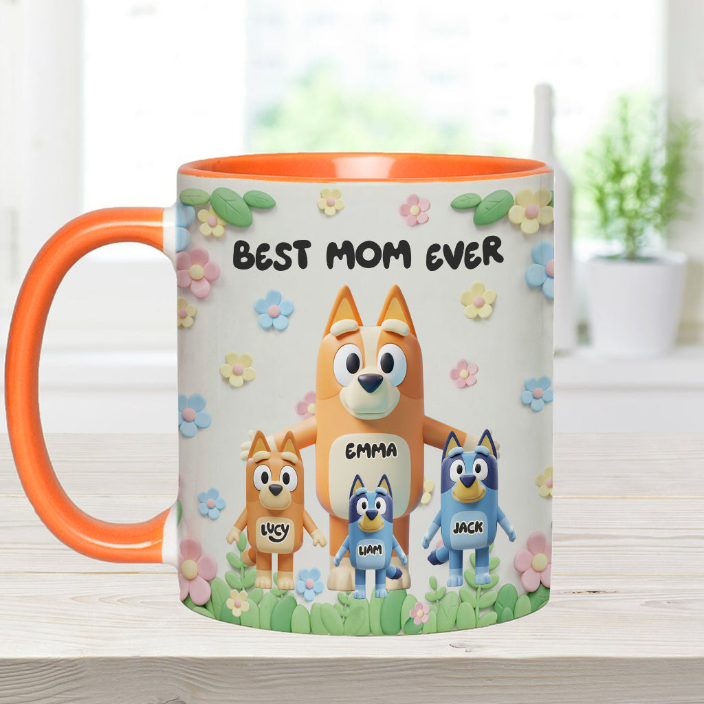 Best Mom Ever - Personalized Mother Accent Mug