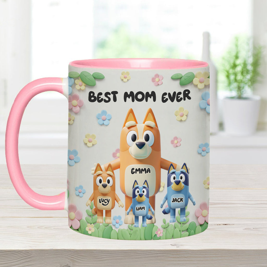 Best Mom Ever - Personalized Mother Accent Mug
