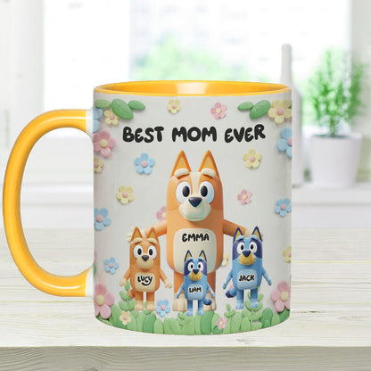 Best Mom Ever - Personalized Mother Accent Mug