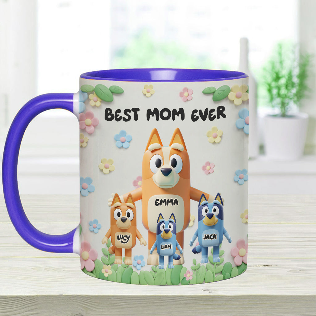Best Mom Ever - Personalized Mother Accent Mug