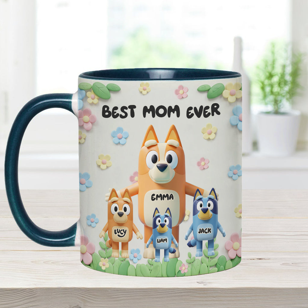 Best Mom Ever - Personalized Mother Accent Mug