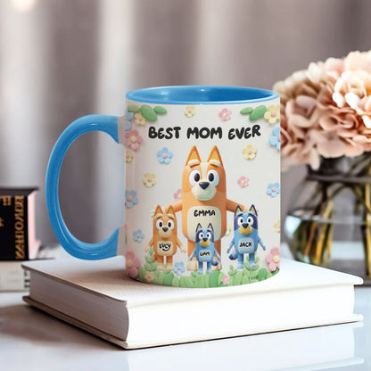Best Mom Ever - Personalized Mother Accent Mug