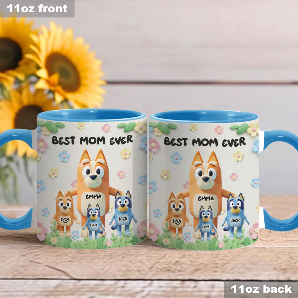 Best Mom Ever - Personalized Mother Accent Mug