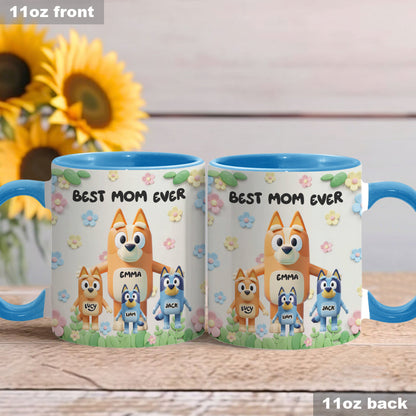 Best Mom Ever - Personalized Mother Accent Mug