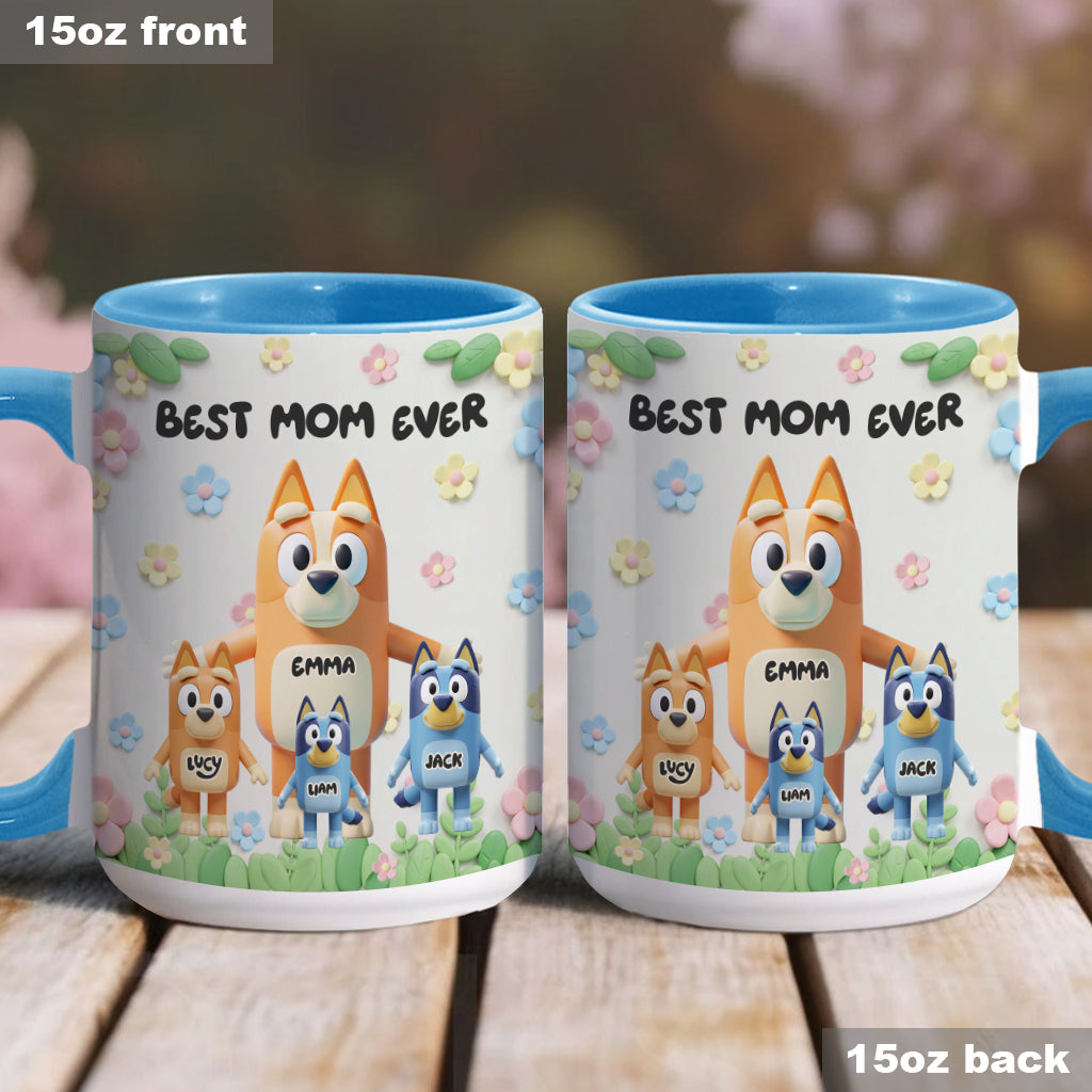 Best Mom Ever - Personalized Mother Accent Mug