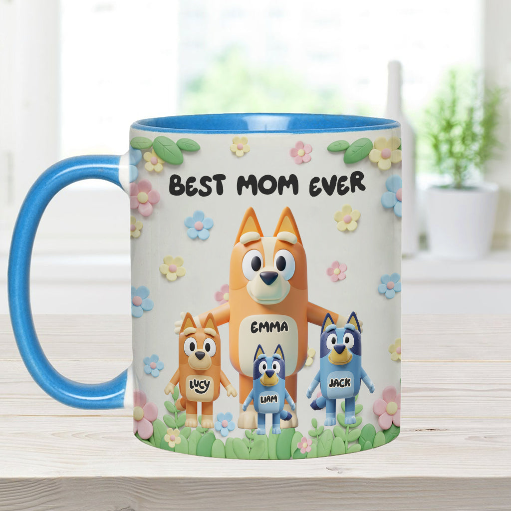 Best Mom Ever - Personalized Mother Accent Mug