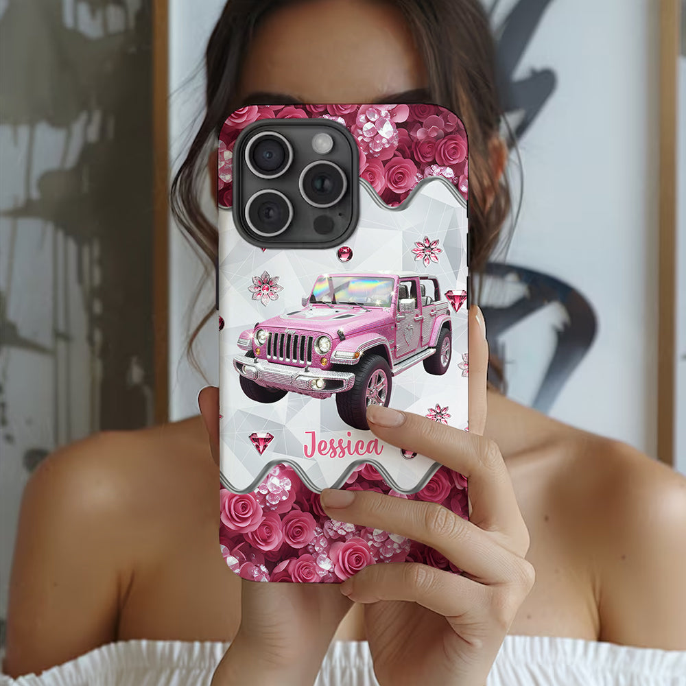 Glitter Car - Personalized Car Full Print Phone Case