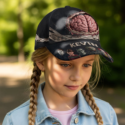 Funny Brain Hat - Personalized Horror Character Classic Cap