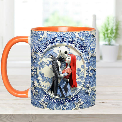 Til Death Do Us Part - Personalized Nightmare Accent Mug