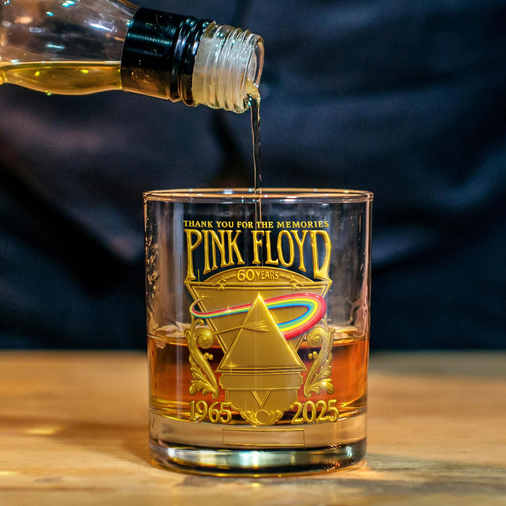 Pink Fl Rock Band - Personalized The Prism Whiskey Decanter Set