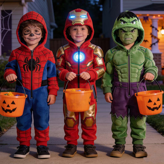 Halloween Cosplay - Personalized Marvelous Universe Hooded Jumpsuit