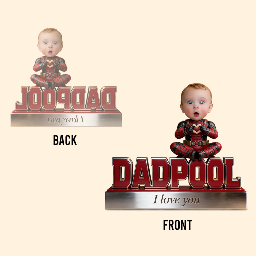 Luxury Dadpool Keepsake - Personalized The Psychopath Custom Shaped Acrylic Plaque