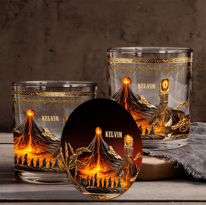 The One Glass to Rule Them All - Personalized The Dark Lord Whiskey Glass