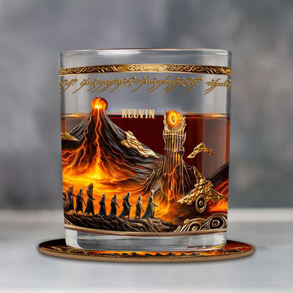 The One Glass to Rule Them All - Personalized The Dark Lord Whiskey Glass