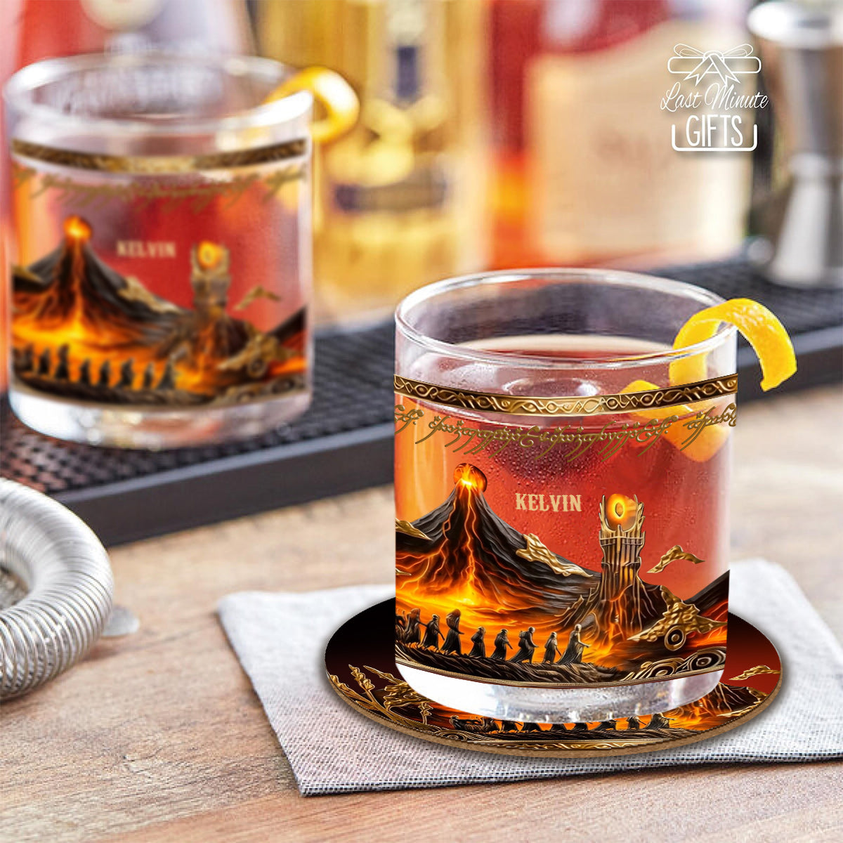 The One Glass to Rule Them All - Personalized The Dark Lord Whiskey Glass