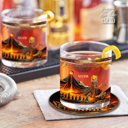 The One Glass to Rule Them All - Personalized The Dark Lord Whiskey Glass