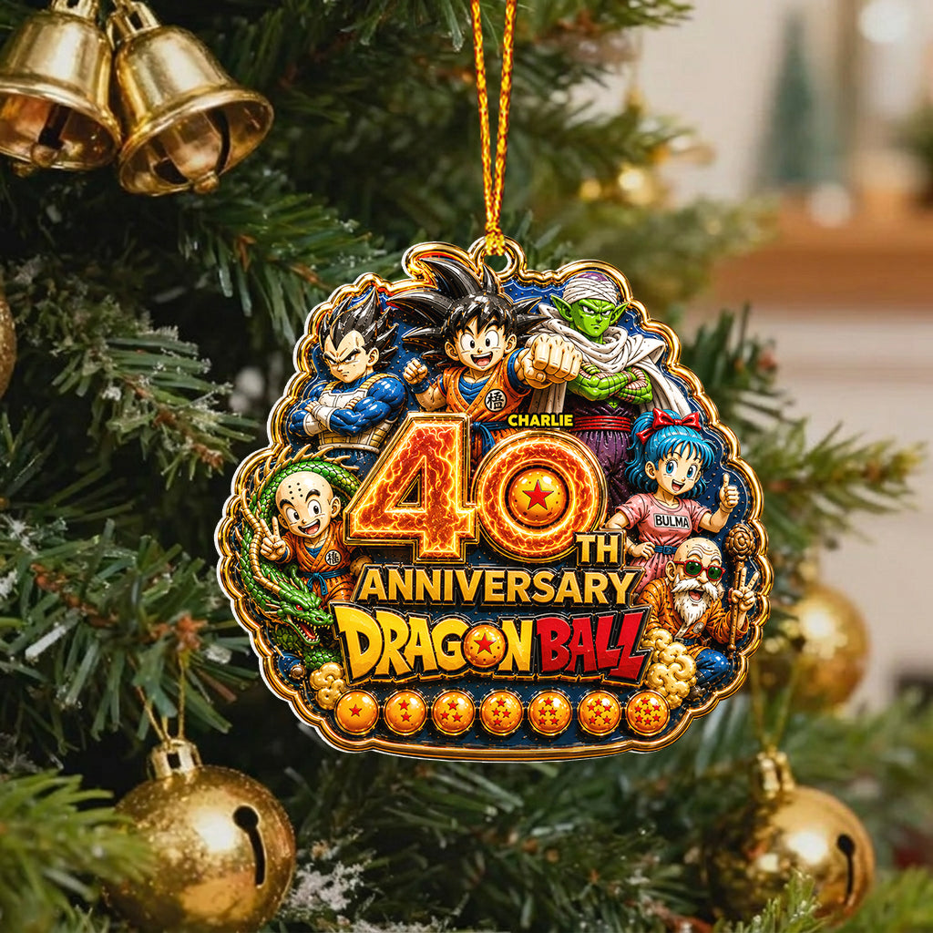 Dragon Ball 40th Anniversary - Personalized Seven Balls Premium 3D Ornament