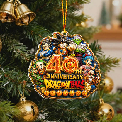 Dragon Ball 40th Anniversary - Personalized Seven Balls Premium 3D Ornament