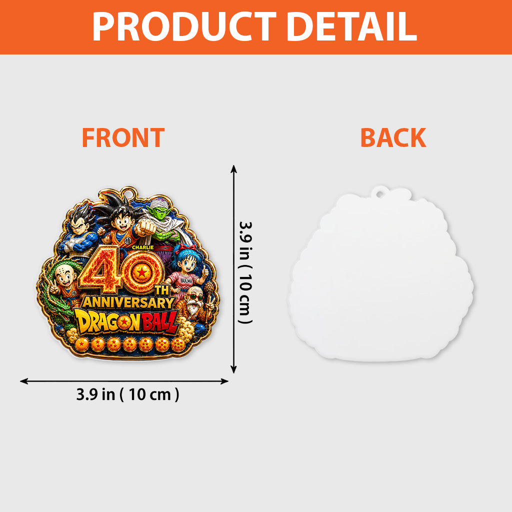 Dragon Ball 40th Anniversary - Personalized Seven Balls Premium 3D Ornament