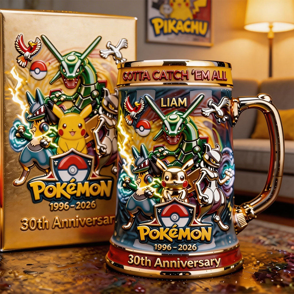 Monster Trainer Adventure - Personalized Monster Trainer Beer Stein