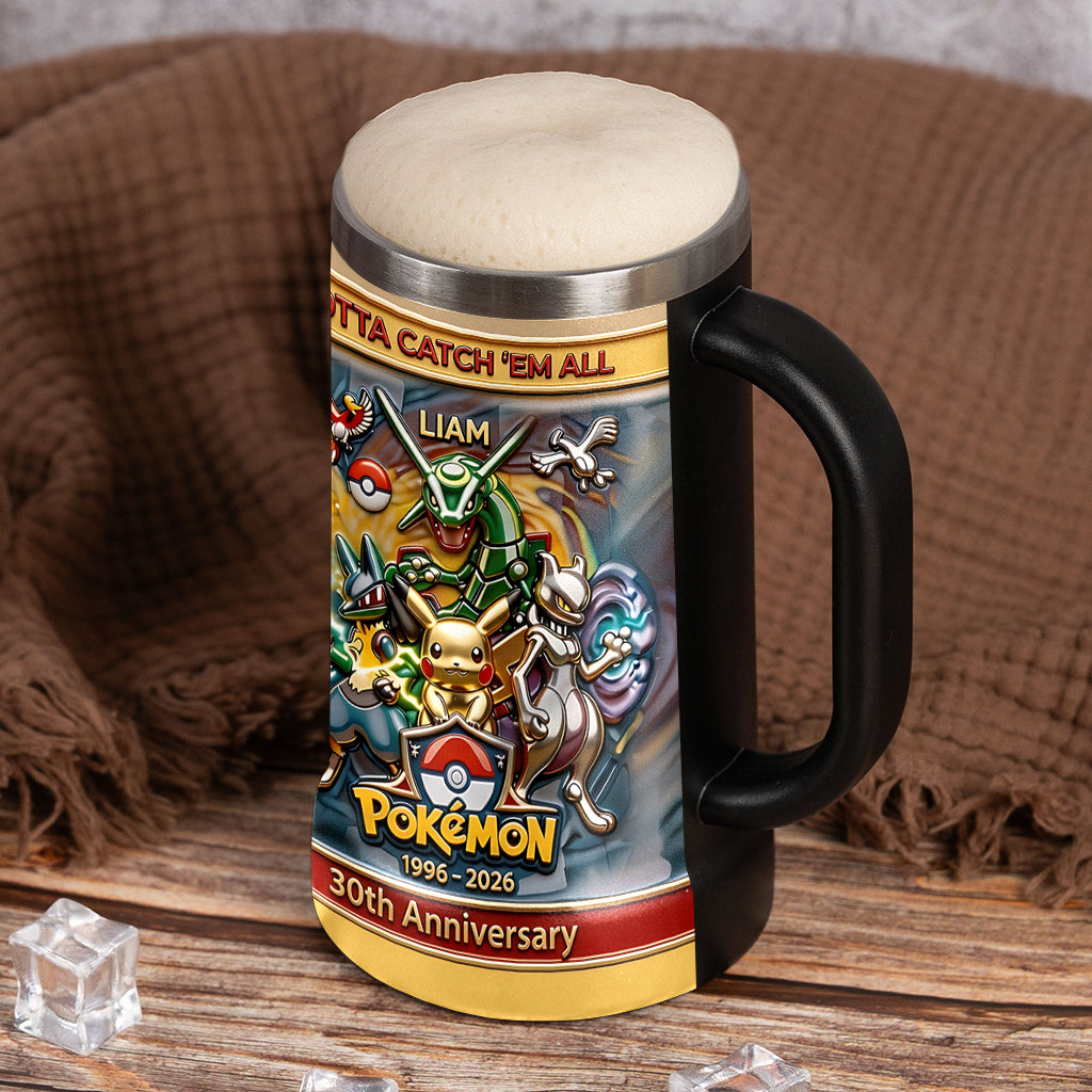 Monster Trainer Adventure - Personalized Monster Trainer Beer Stein