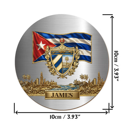 Proud Cuba - Personalized Expats Whiskey Decanter Set