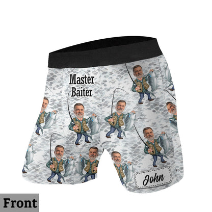 Master Baiter - Personalized Fishing Men Boxer Briefs