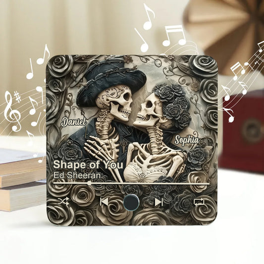 Till Death Do Us Part - Personalized Couple Music Fridge Magnet