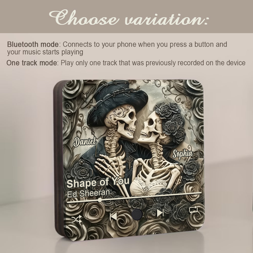 Till Death Do Us Part - Personalized Couple Music Fridge Magnet