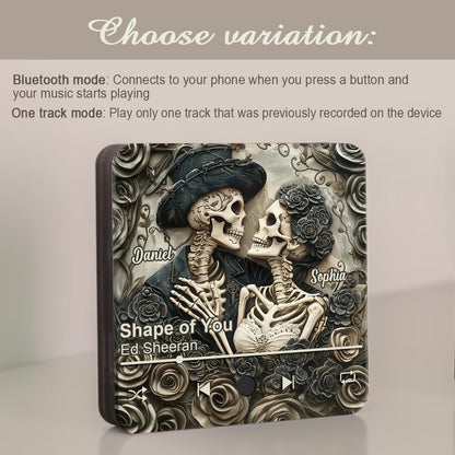 Till Death Do Us Part - Personalized Couple Music Fridge Magnet