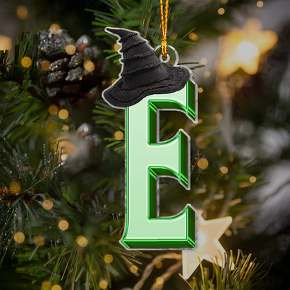 Any Letter Wicked - Personalized Witch Ornament