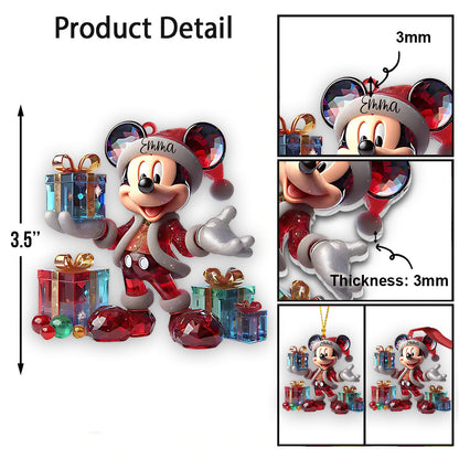Christmas Is Coming To Mousetown - Personalized Mouse Ornament